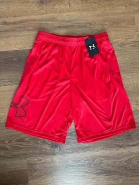 NWT Under Armour Men's Size Medium Red Athletic Shorts